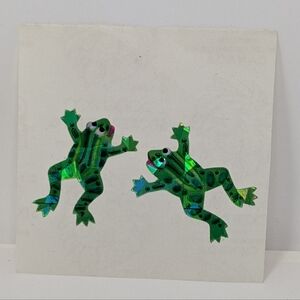 Sandylion Sticker Sheet Frogs Vintage